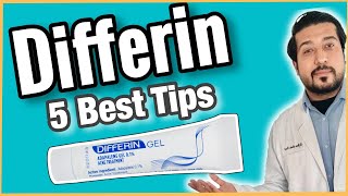 Differin Gel Adapalene 01 for Acne  5 TIPS You Must Know About Differin Gel ✅ [upl. by Lielos]