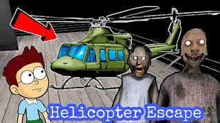 Helicopter Escape  Granny Chapter Two version 11 Full Gameplay  New Escape  Android Horror Game [upl. by Aiouqes]