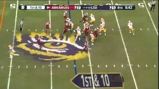 11292013 Arkansas vs LSU Football Highlights [upl. by Friend995]