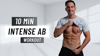 10 MIN INTENSE AB WORKOUT  Six Pack Abs At Home No Equipment [upl. by Lotty]