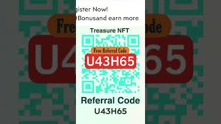 Treasure NFT  Referral Code NFT Community 🎁 referralcode nftrewards indiapakistan treasurenft [upl. by Quar559]