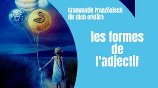 les formes de ladjectif  Bildung Adjektive im Französisch  Französisch Grammatik [upl. by Shaikh817]