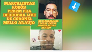 Coronel Mello Araújo sofre ataques de robôs de Pablo Marçal em live [upl. by Ettenav]