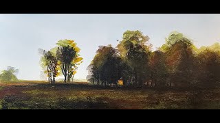 Painting evening landscapes in watercolor Tonalism and Luminism [upl. by Mendel]