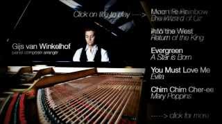 Academy Award Winning and Nominated Songs on Piano  Gijs van Winkelhof [upl. by Nordna]