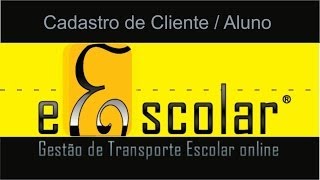 Gestão de Transporte Escolar  Cadastro de Cliente amp Aluno [upl. by Aynwat]