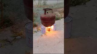 Gas cylinder VS Diwali Anaar experiment shorts [upl. by Micah]