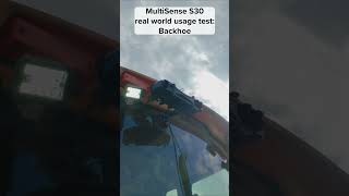 Multisense S30 real world Testing Backhoe autonomy stereo camera shorts [upl. by Larisa]