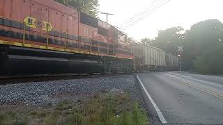 Maryland midland stone train with speed restrictions do to storm damage train at 200 [upl. by Drofdarb]