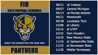 2024 FIU Panthers Football Schedule [upl. by Hitoshi]