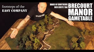 Band of Brothers Spieltisch Brecourt Manor  Tabletop Geländebau [upl. by Euqinomad]