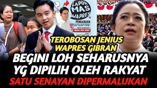 TEROBOSAN JENIUS WAPRES GIBRAN PERMALUKAN YG SUKA NGAKU WAKIL RAKYAT [upl. by Tessi143]