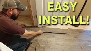 How to Install Laminate Flooring  Easy Step By Step Instructions [upl. by Airetas]