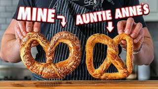 Making Auntie Annes Pretzels At Home  But Better [upl. by Rehtaeh134]