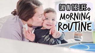 MORNING ROUTINE OF A MOM PREGNANT WITH A TODDLER DAY IN THE LIFE OF A MOM [upl. by Nnaerb954]