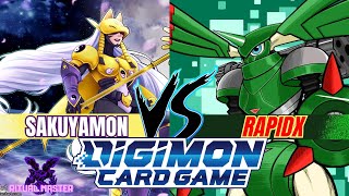 Sakuyamon VS RapidX  Simulador DCGO   Digimon TCG 005 [upl. by Gypsie]