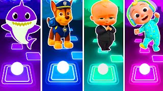 Baby Shark 🆚 Paw Patrol 🆚 Baby Boss 🆚 Cocomelon 🎶 Who Will Win  🎯🎯 [upl. by Haines]