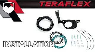 TeraFlex Install Vacuum Pump Relocation Bracket 4403100 [upl. by Dino]