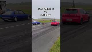 Wenn ein alter Kadett D einen GTI platt macht 14 Mile Battle efrgermany [upl. by Yrtneg]