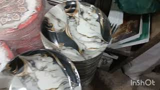 wholesale crockery market karachi cheapest crockery melamine dinner set [upl. by Comstock721]