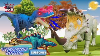 Big Indominus Rex VS Big Therizinosaurus  After Battle Review Mattel Dinosaur [upl. by Trula]