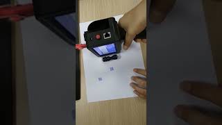 Meenjet Hand Jet Printer M6 Print Variable QR code on anywhere [upl. by Michiko]