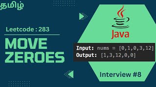 How to Move Zeroes End of Array  Java [upl. by Yanttirb489]