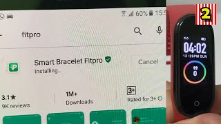 M4 Smart Band Fitpro App Download From Playstore Google And Time Setting How to Connect [upl. by Ojillib]