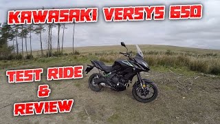 159 Kawasaki Versys 650 2017 Detailed Test Ride amp Review [upl. by Eirehc]