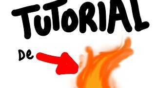 Tutorial para hacer Fuego en celular ibispaint [upl. by Nagle]