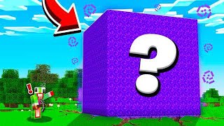 FINDING A MYSTERY MINECRAFT CUBE WHATS INSIDE [upl. by Sabu]