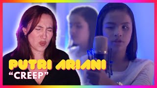 Putri Ariani quotCreepquot  Mireia Estefano Reaction Video [upl. by Nylirak]