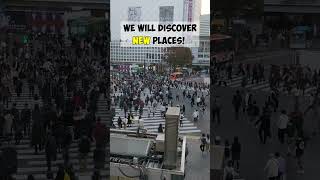 Shibuya Crossing  View From Starbucks Tokyo Japan 🇯🇵 travel vlog japan [upl. by Atinit]