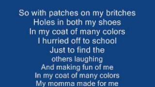 Coat Of Many Colors Dolly Parton  With Lyrics [upl. by Annez]