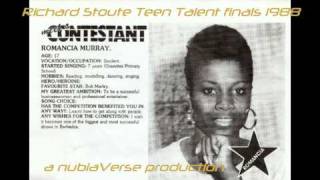 Romancia  Richard Stoute Teen Talent finals 1988 [upl. by Enilegnave]