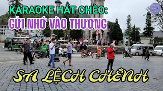 Karaoke Hát Chèo  Gửi Nhớ Vào Thương  SL  Nam Đàn  Điệu  Sa Lệch Chênh [upl. by Yhtommit404]