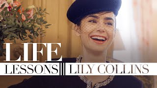 Lily Collins on fashion friendship career and confidence life lessons  Bazaar UK [upl. by Peednam]