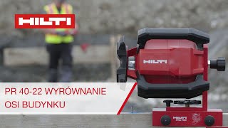 NOWY LASER PR 4022  Ustawianie osi budynku  Instrukcja [upl. by Arluene]