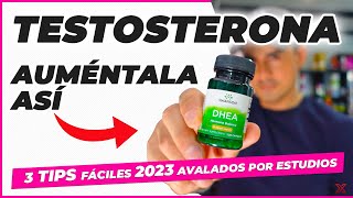 🟡 3 Tips para AUMENTAR TESTOSTERONA en 2024 🔥  FUNCIONA ✅ [upl. by Elena598]