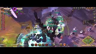 WoofWoof vs RAIN quotGold Castle Fightquot Albion Online [upl. by Vanthe437]