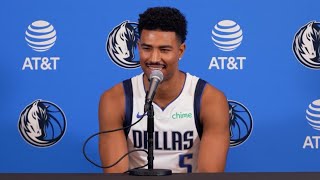 Quentin Grimes full press conference  202425 Dallas Mavericks Media Day [upl. by Hittel]