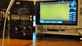 Waveform Quality of Antenna Analyzer MFJ259C [upl. by Atelahs]