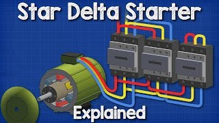 Star Delta Starter Explained  Working Principle [upl. by Aviva]