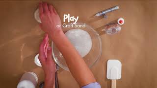 Elmers Glue DIY KIDFRIENDLY Sand Slime [upl. by Luis413]