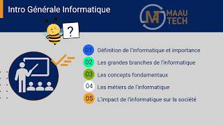 Introduction Générale à lInformatique Concepts Métiers et Impact Sociétal [upl. by Heiner685]