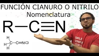 FUNCIÓN QUÍMICA CIANURO O NITRILO NOMENCLATURA  Química Profe Germán [upl. by Fleming]