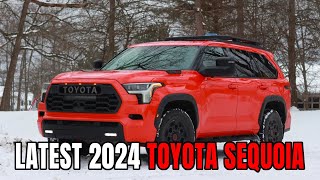 2024 Toyota Sequoia Review Spacious Powerful and Modern [upl. by Ydnamron]