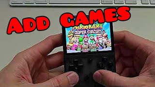 Anbernic  How to add games Roms for Emulator RG35XX plus [upl. by Welch693]