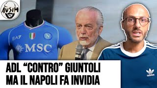 De Laurentiis su Giuntoli e Osimhen Nuove maglie Napoli e progetto chiaro  Avsim [upl. by Einaj767]