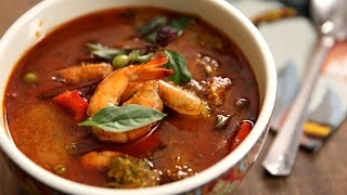 Thai Red Curry with Prawns  How To Make Thai Curry  The Bombay Chef – Varun Inamdar [upl. by Ottie196]